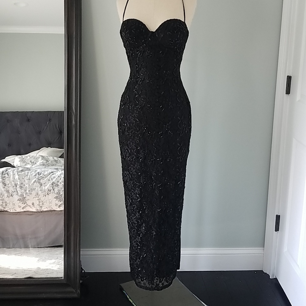 Beaded long dress